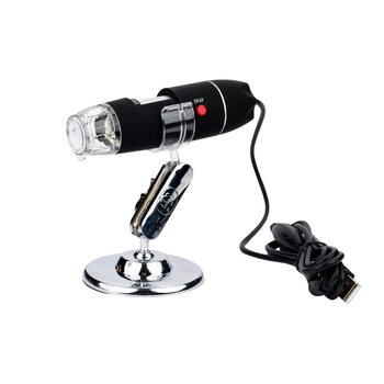 USB pripojené mikroskop HD digitálny, prenosný, pre biologické pozorovania a detekciu; vhodný pre šperky, PCB, pokožku a vlasové folikuly.