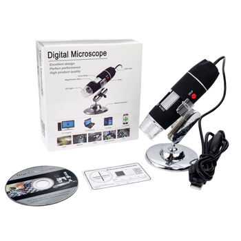 USB pripojené mikroskop HD digitálny, prenosný, pre biologické pozorovania a detekciu; vhodný pre šperky, PCB, pokožku a vlasové folikuly.