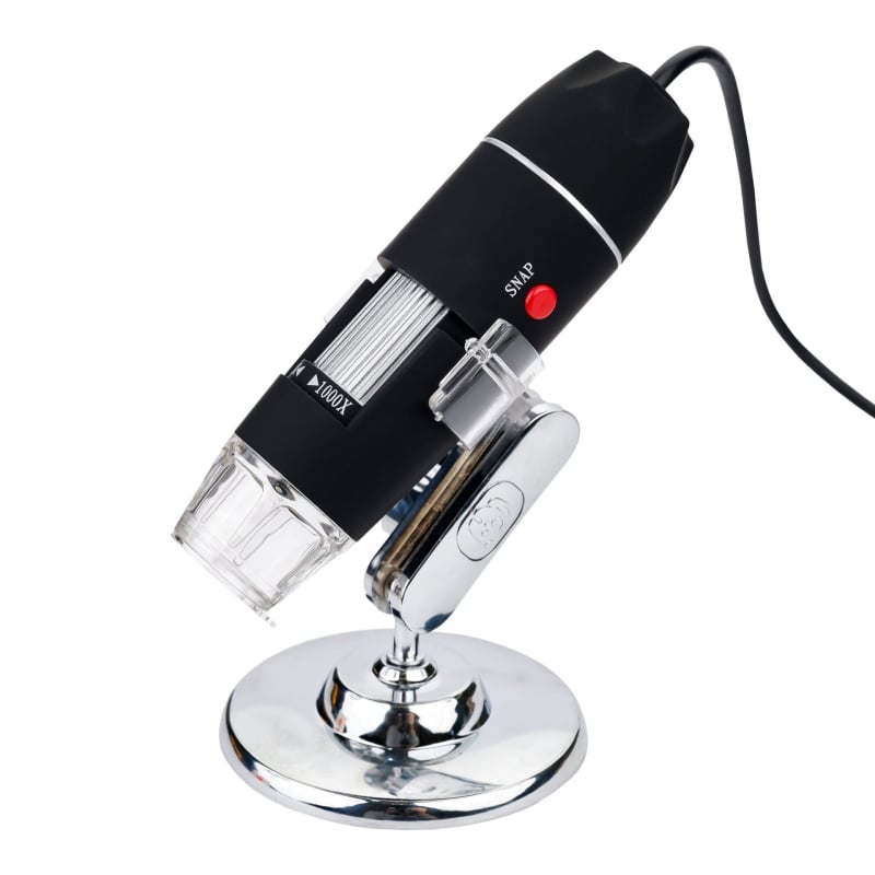 USB pripojené mikroskop HD digitálny, prenosný, pre biologické pozorovania a detekciu; vhodný pre šperky, PCB, pokožku a vlasové folikuly.