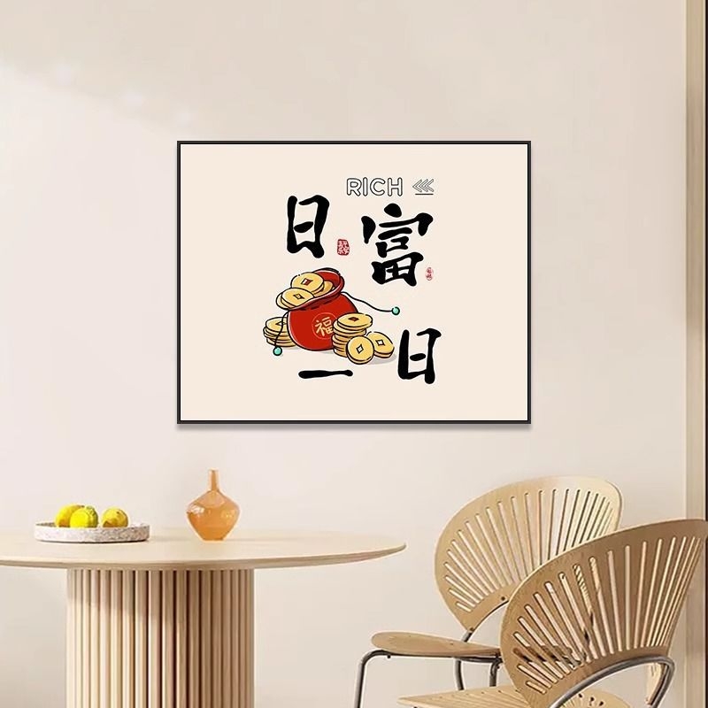 Dekoratívny obraz pre elektrický merací box - vzor Bohatstva, s rámom, 1 panel, plátno: kryštálový film, rám: PS