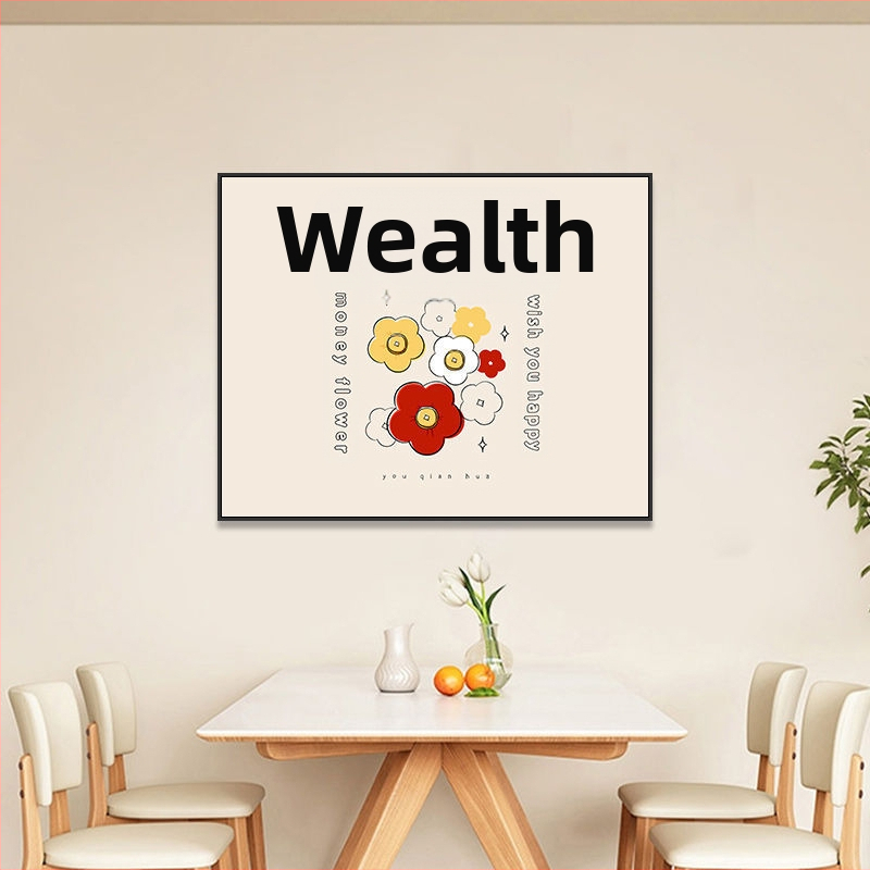 Dekoratívny obraz pre elektrický merací box - vzor Bohatstva, s rámom, 1 panel, plátno: kryštálový film, rám: PS