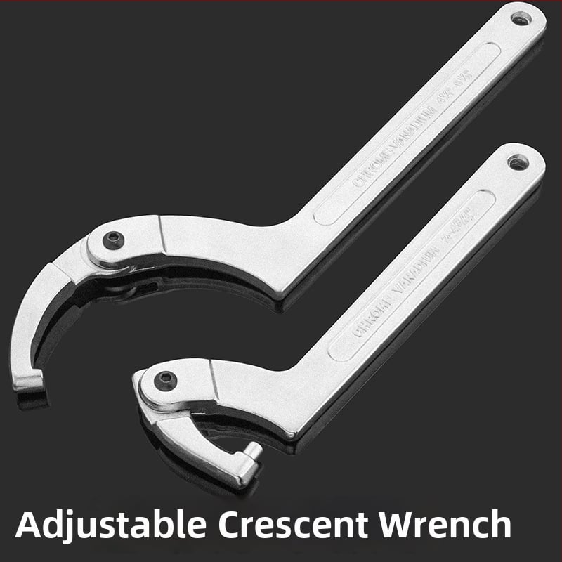 Регулируем гаечен ключ с полумесец кука за водомерен капак, 45# стомана