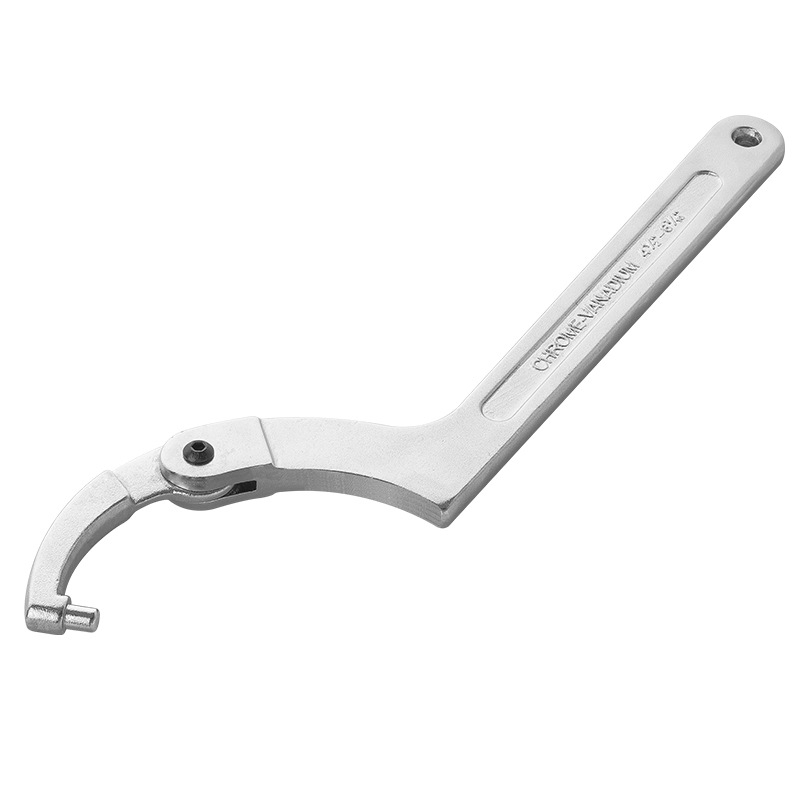 Podesivi kljuć s kukom u obliku polumjeseca za poklop vodomjera, čelik 45#