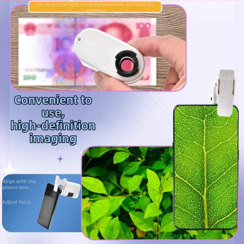 Prenosný mikroskop pre deti — ručne ovládateľný, pozorovanie baktérií, vzdelávacia hračka pre vek 7–14 rokov