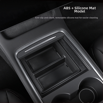 Tesla Model Y centra konsoles uzglabāšanas kaste – ūdensizturīga, spiedienizturīga, no plastmasas, OEM piemērota