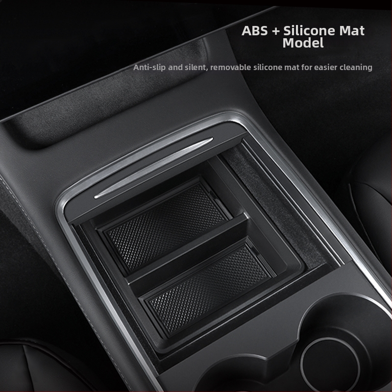 Tesla Model Y centra konsoles uzglabāšanas kaste – ūdensizturīga, spiedienizturīga, no plastmasas, OEM piemērota