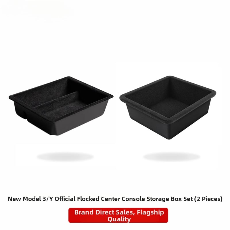 Tesla Model Y centra konsoles uzglabāšanas kaste – ūdensizturīga, spiedienizturīga, no plastmasas, OEM piemērota