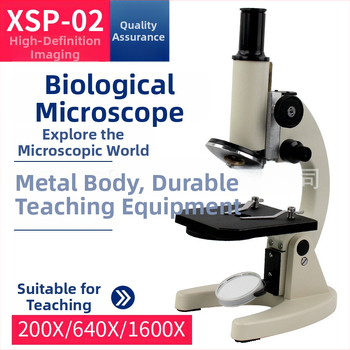Biologický mikroskop pre študentov, zväčšenie 640x, Full of Wisdom značka, učebný mikroskop