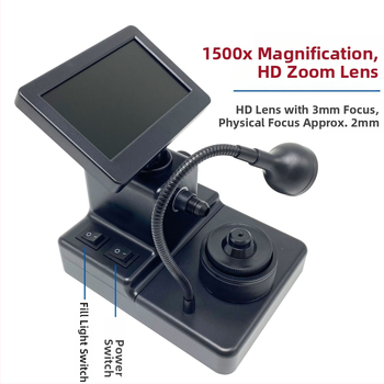 Diamantový lup a mikroskop na šperky — model GH, Guanghui, DIY súprava nástrojov