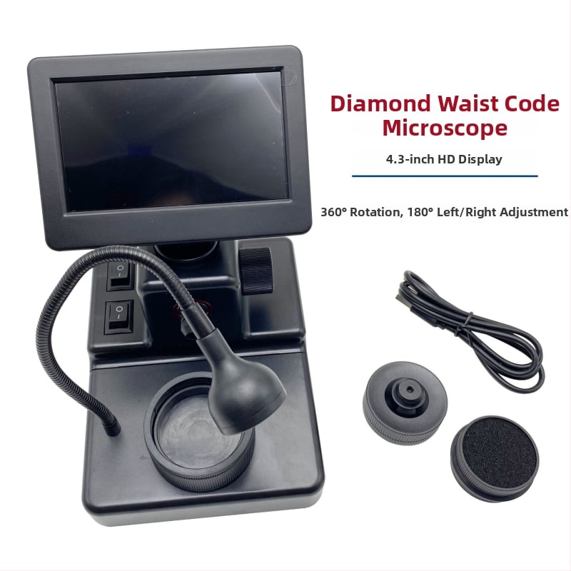 Diamantový lup a mikroskop na šperky — model GH, Guanghui, DIY súprava nástrojov