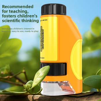Prenosný detský mikroskop 50–300×, ručné pozorovanie pre vzdelávanie