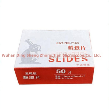 Sklenené sklíčka pre mikroskop 7101, lesklý povrch, sklo, 50 ks/krabica, prémiová kvalita