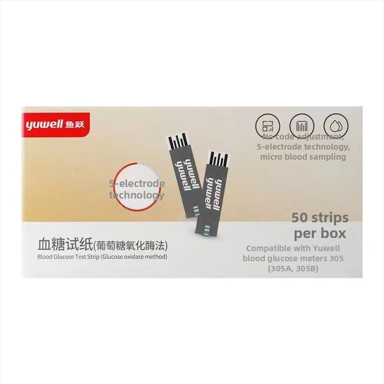 Veresuhkru glükoosimeeter üksikpakendatud testlintidega koduseks kasutamiseks, täielikult automaatne tester, kalibratsioonkood 306; Bränd Leaping Fish