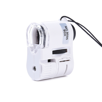 Avit mikroskopická lupa na identifikáciu nefritu a starožitných šperkov, 60x zväčšenie, LED osvetlenie