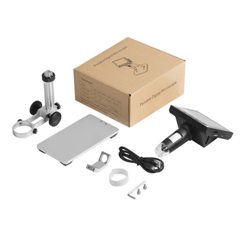 DM4 digitálny mikroskop od RIEVBCAU/Lei Pan pre opravy obvodov, identifikáciu šperkov a textilné hobby; k dispozícii súkromná značka.