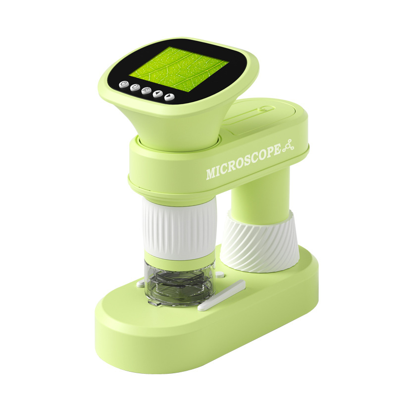 Optický elektronický mikroskop pre deti, prenosný ručný mikroskop pre vedecké experimenty, profesionálna úroveň, vysoké rozlíšenie obrazu, na pozorovanie baktérií