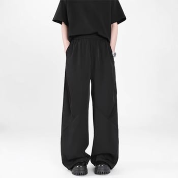 Muške hlače - opuštenog kroja, široke nogavice, Drop-Crotch, polyester 100%, proljeće i jesen