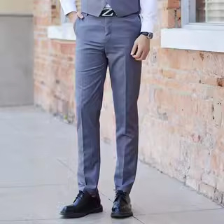 Παντελόνια – Κορεατικού στιλ ίσια γραμμή, 78% πολυεστέρα σε ανάμειξη ινών, άνοιξη–φθινόπωρο, για άνδρες, πολλές τσέπες, κατάλληλα για γάμο (78% πολυεστέρα • ίσια γραμμή • Κορεατικός στιλ • άνοιξη/φθινόπωρο • για άνδρες)