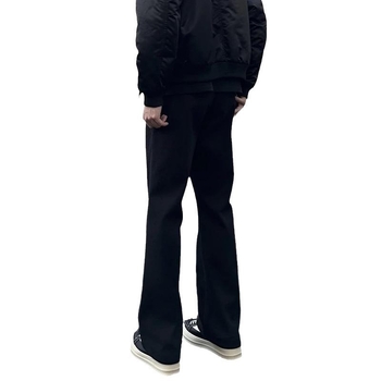 Pánske športové voľnočasové nohavice s rovným strihom, stredná výška pásu, šnúrka na zaväzovanie, priedušný polyesterový zmes, bez pokrčenia