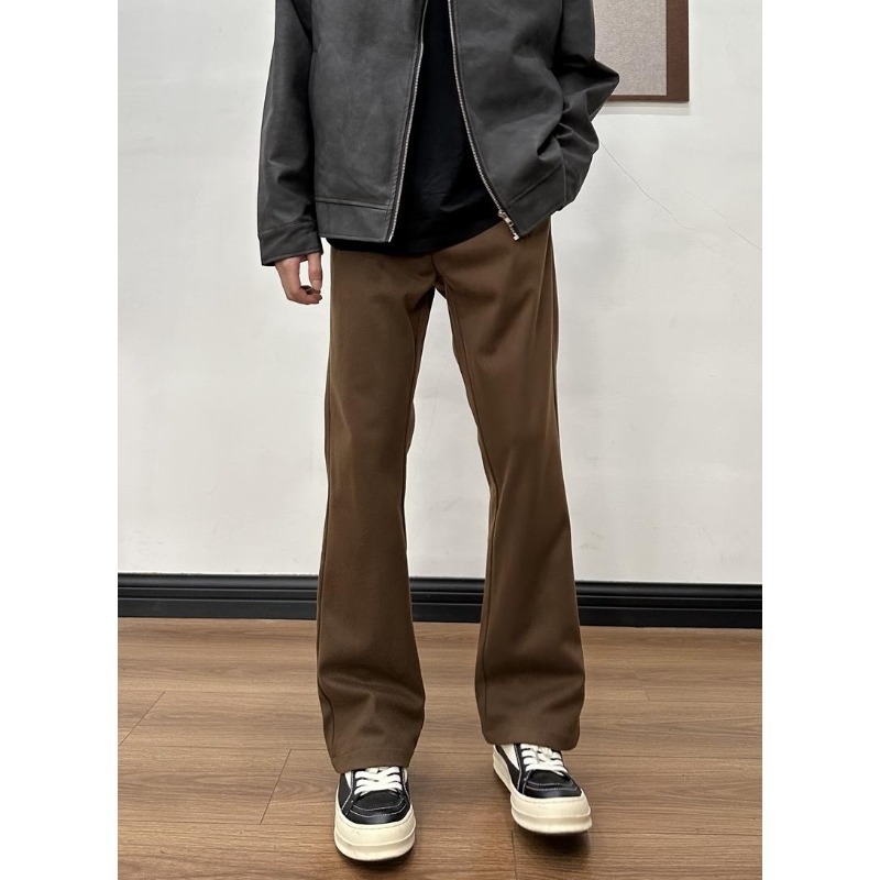 Pánske športové voľnočasové nohavice s rovným strihom, stredná výška pásu, šnúrka na zaväzovanie, priedušný polyesterový zmes, bez pokrčenia