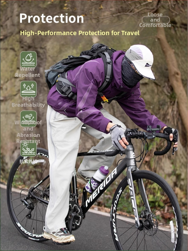 Pánske cargo nohavice, horský štýl, bočný zips, vodeodolné, antibakteriálne