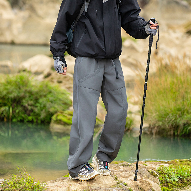 Pánske cargo nohavice, horský štýl, bočný zips, vodeodolné, antibakteriálne