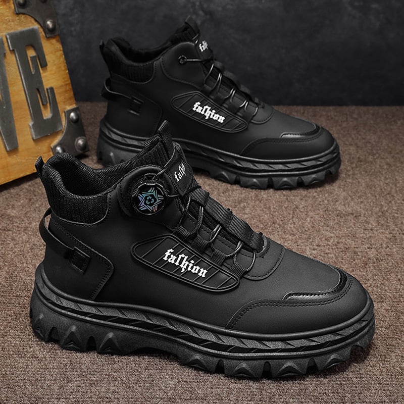 Martin čizme, gornji materijal: umjetna PU, zaobljeni vrh, visina pete srednja 3-5 cm, visina shafta srednja