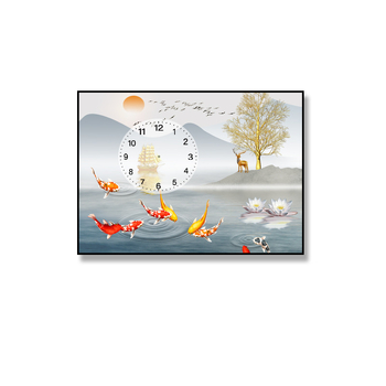 Διακοσμητικός πίνακας for κουτί μετρητή ρεύματος με αφηρημένο σχέδιο σε κάδρο σκελετός από κράμα αλουμινίου καμβάς με βάση λαδιού κρυσταλλοπορσελάνινο φινίρισμα