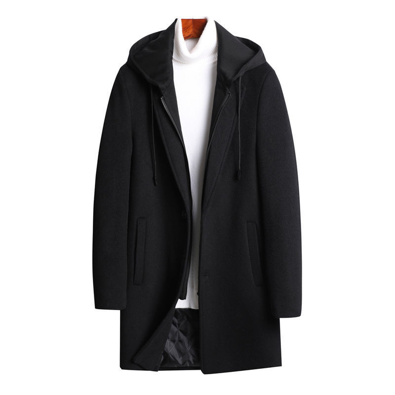 Corduroy kabát s odnímateľnou kapucňou, jednoredé zapínanie, voľný strih, jar 2025