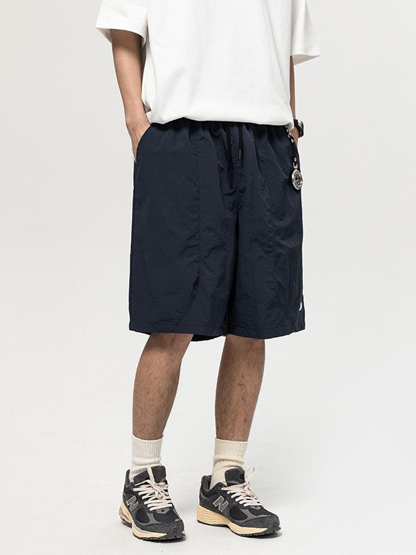 Muške šorceve od najlona s patchworkom, više džepova, vodootporne, prozračne, ležernog kroja (95% najlona)