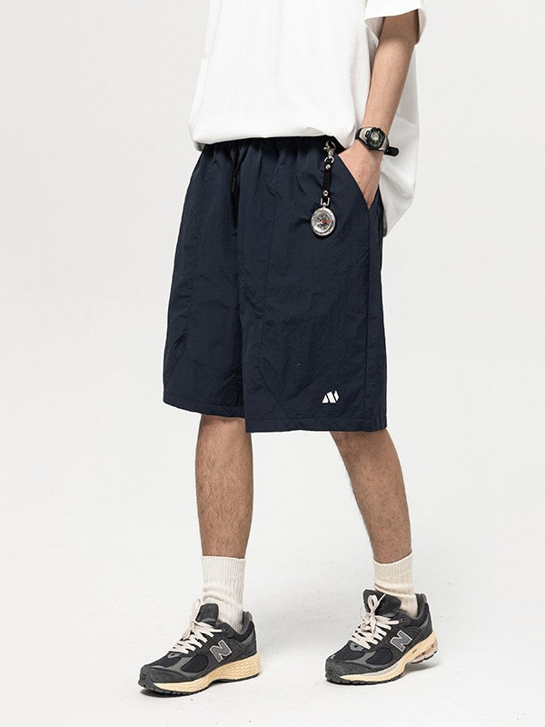 Muške šorceve od najlona s patchworkom, više džepova, vodootporne, prozračne, ležernog kroja (95% najlona)