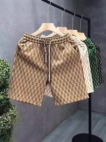 Muške kratke hlače – korejski stil, ravni kroj, mikroelastičnost, 100% poliester