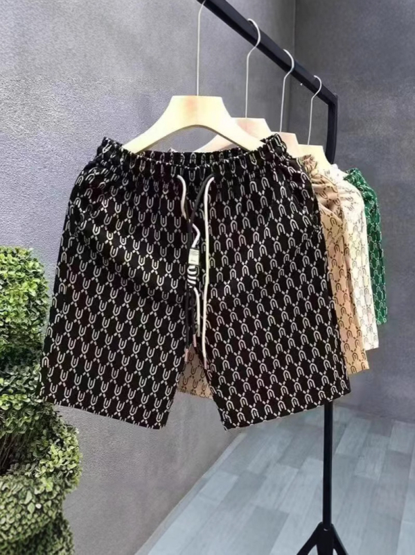 Muške kratke hlače – korejski stil, ravni kroj, mikroelastičnost, 100% poliester