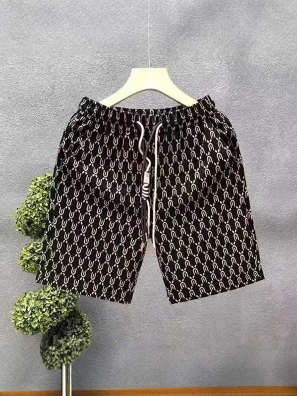 Muške kratke hlače – korejski stil, ravni kroj, mikroelastičnost, 100% poliester