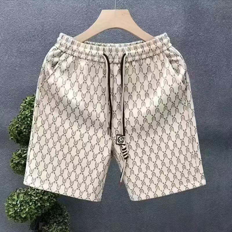 Muške kratke hlače – korejski stil, ravni kroj, mikroelastičnost, 100% poliester