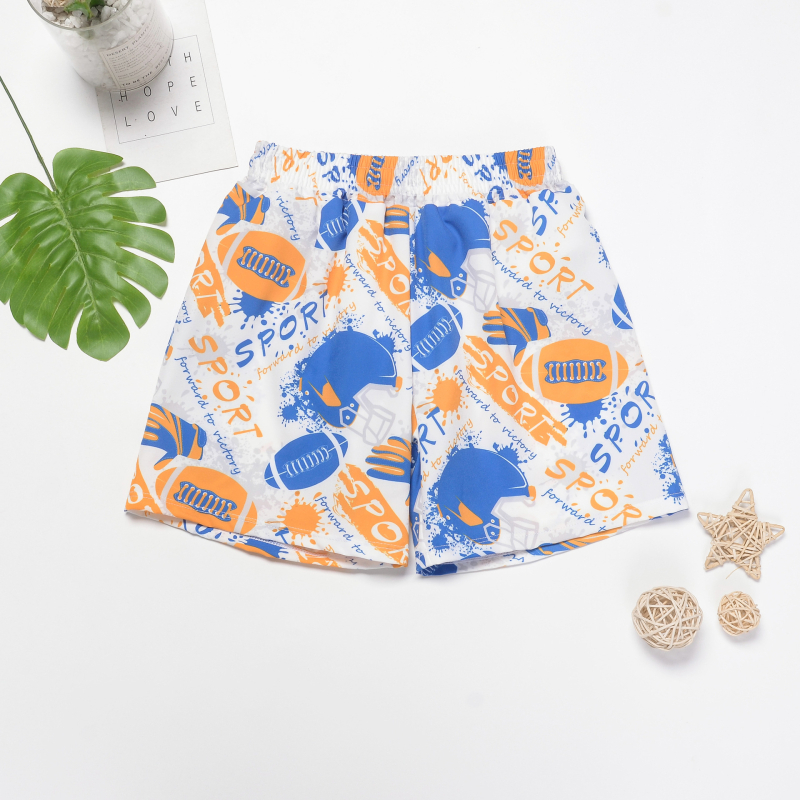 Παιδικά γρήγορα στεγνωόμενα σορτσάκια παραλίας για κολύμβηση, ύφασμα πολυεστέρα/ελαστάν 85/15, επένδυση από πολυεστέρα με 15% ελαστάν, 200 g, κατάλληλα για κολύμβηση και βάδισμα στο νερό