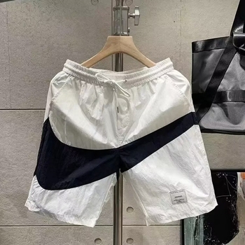 Pánske letné voľné šortky z prírodnej bavlny, päťbodový strih, Yi Ting Xuan