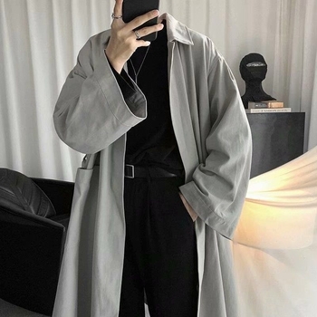 Mužský windbreaker trojčlenný set, kórejská verzia, stojací golier, jednoredové zapínanie, tenký štýl, modalová látka, podšívka 81-90%, jarný 2025 kabát