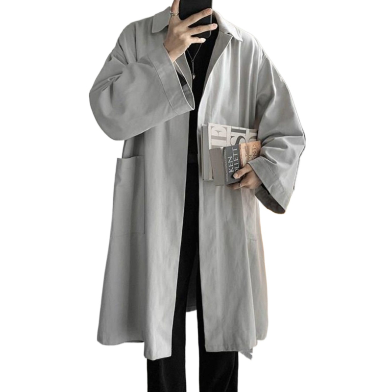 Mužský windbreaker trojčlenný set, kórejská verzia, stojací golier, jednoredové zapínanie, tenký štýl, modalová látka, podšívka 81-90%, jarný 2025 kabát