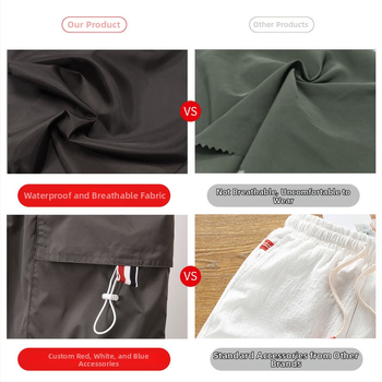 TB BORWIN Nepremokavné plážové šortky - Unisex Five-Point Sports Shorts, polyester 95% (Leto 2025)