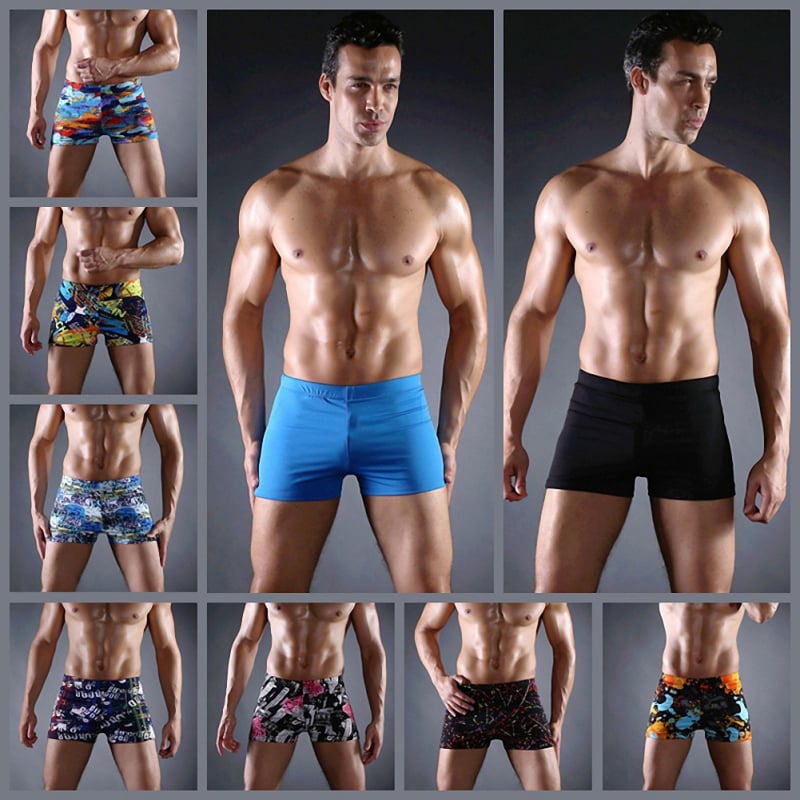Muške kupaće gaće s printom, mješavina Spandex/Lycra, 88% poliester, 110 g težine, stil briefs
