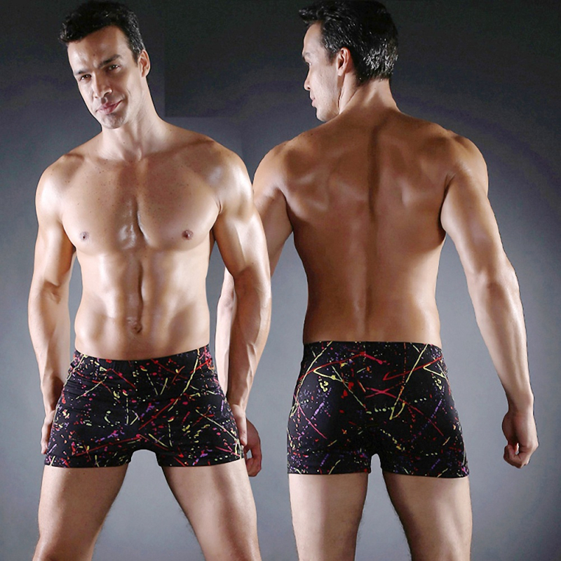 Muške kupaće gaće s printom, mješavina Spandex/Lycra, 88% poliester, 110 g težine, stil briefs