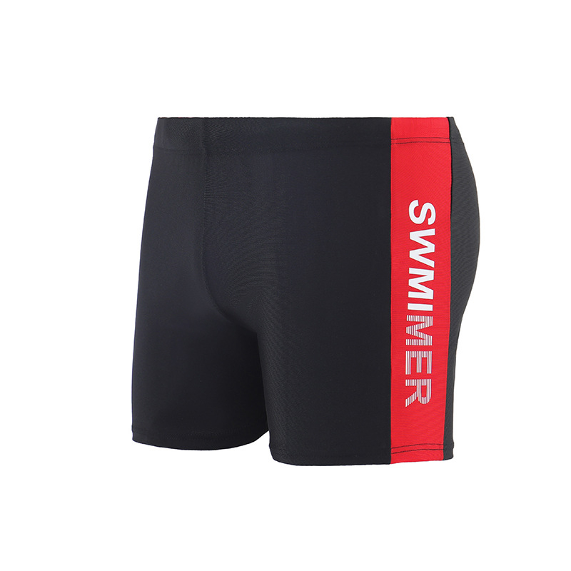 Pánske plavecké šortky s potlačou, rýchloschnúce, boxer štýl, 90% polyester + 10% spandex, 150 g/m², podšívka 100% polyester