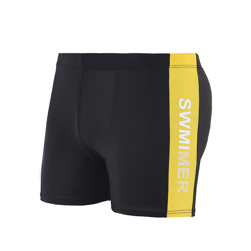Pánske plavecké šortky s potlačou, rýchloschnúce, boxer štýl, 90% polyester + 10% spandex, 150 g/m², podšívka 100% polyester
