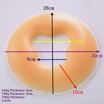 Meien latexová vankúš, kruhový tvar, obsah latexu >90%, elastická guma náplň, prispôsobiteľné spracovanie pre dospelých