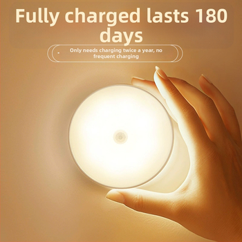 Nočná lampička s pohybovým senzorom, zabudovaná batéria, 5W, CE certifikát, napätie ≤36V