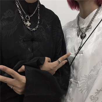 Tangový štýl kostým, zmes chemických vlákien, hlavná tkanina polyester, jesenné nosenie, dizajn čínskeho vetra