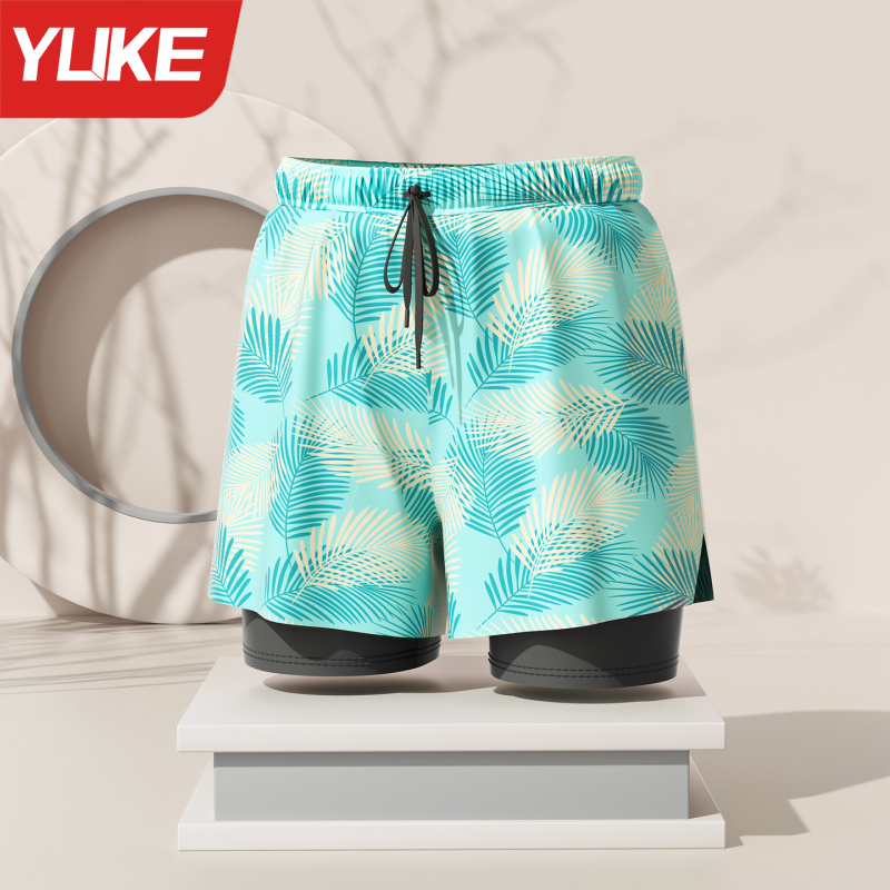 Yuke mužské plavky na plávanie, polyesterová tkanina (96%), polyesterová podšívka (96%), pre dospelých mužov – plávanie a vodné športy