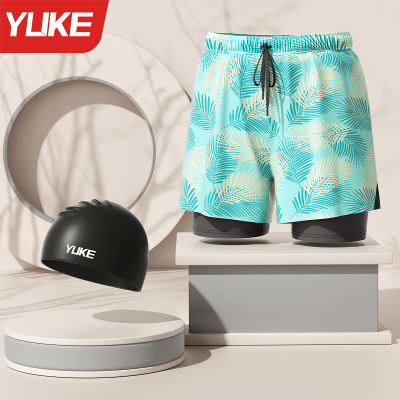 Yuke mužské plavky na plávanie, polyesterová tkanina (96%), polyesterová podšívka (96%), pre dospelých mužov – plávanie a vodné športy