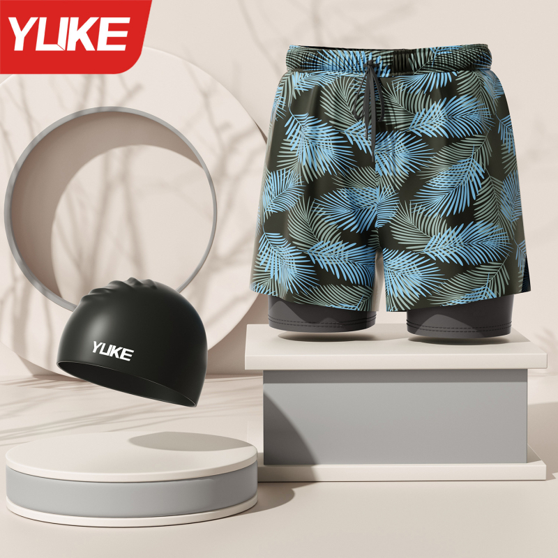 Yuke mužské plavky na plávanie, polyesterová tkanina (96%), polyesterová podšívka (96%), pre dospelých mužov – plávanie a vodné športy